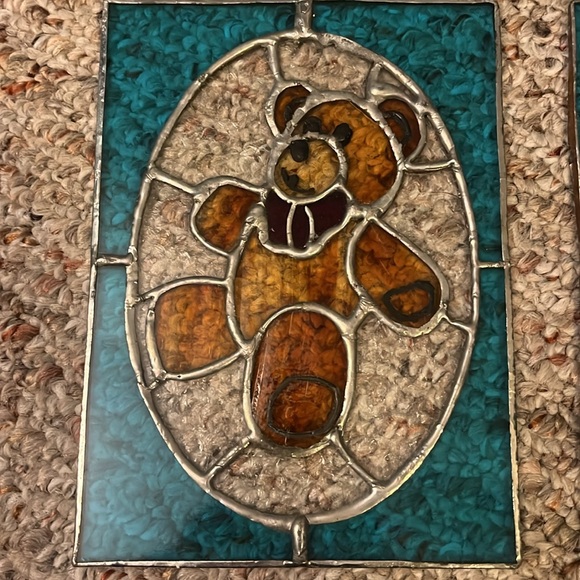 Duck and Bear Stained Glass Pictures - Picture 2 of 10